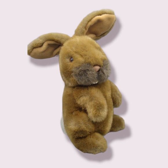 Vintage 24K Special Effects Toni Bunny Rabbit Plush Brown Realistic Buck Teeth - Picture 9 of 9